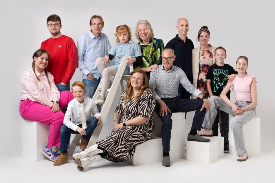 familiefotoshoot grote groep
