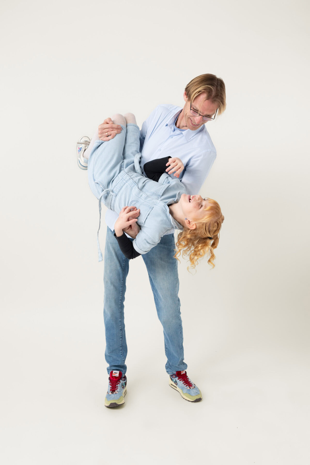 vader en dochter fotoshoot