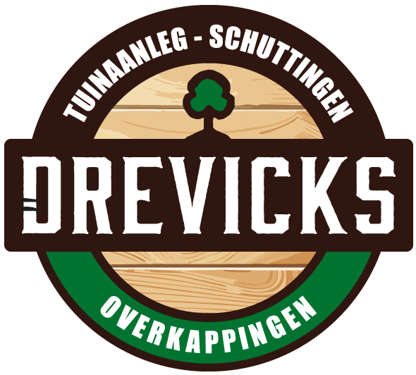 logo drevicks tuinaanleg schuttingen overkappingen