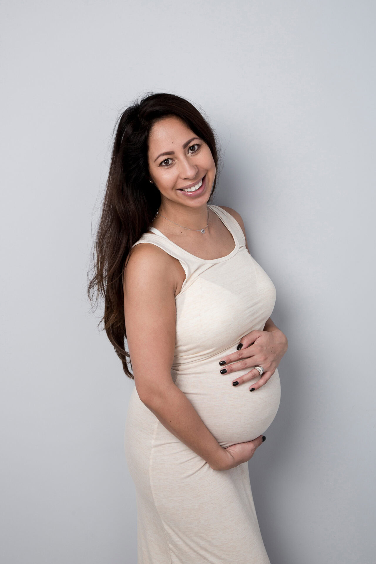 fotoshoot zwangerschap jurkje